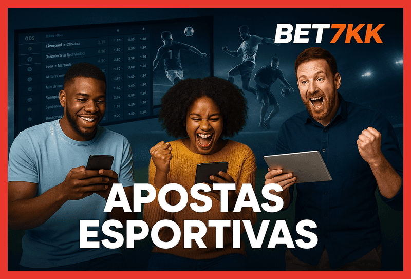 Apostas esportivas no cassino online BET7KK